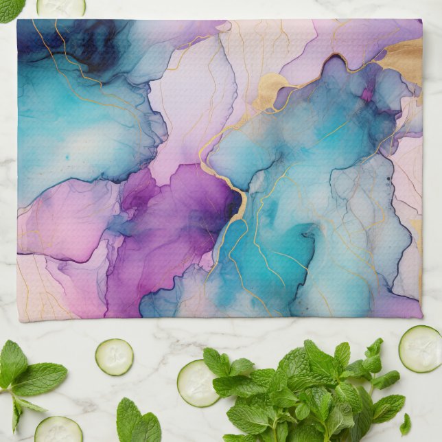 Paño De Cocina Serendipia Crystal Blue (Doblado)