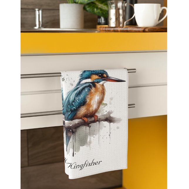 Paño De Cocina Serenidad del Kingfisher (Subido por el creador)