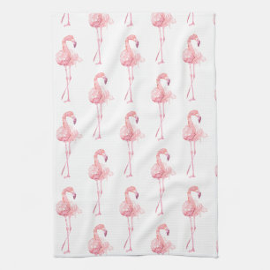 Paño De Cocina Serie Flamingo Tierno Diseño 2