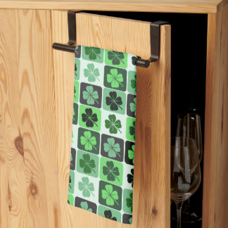 Paño De Cocina Shamrock en mosaico
