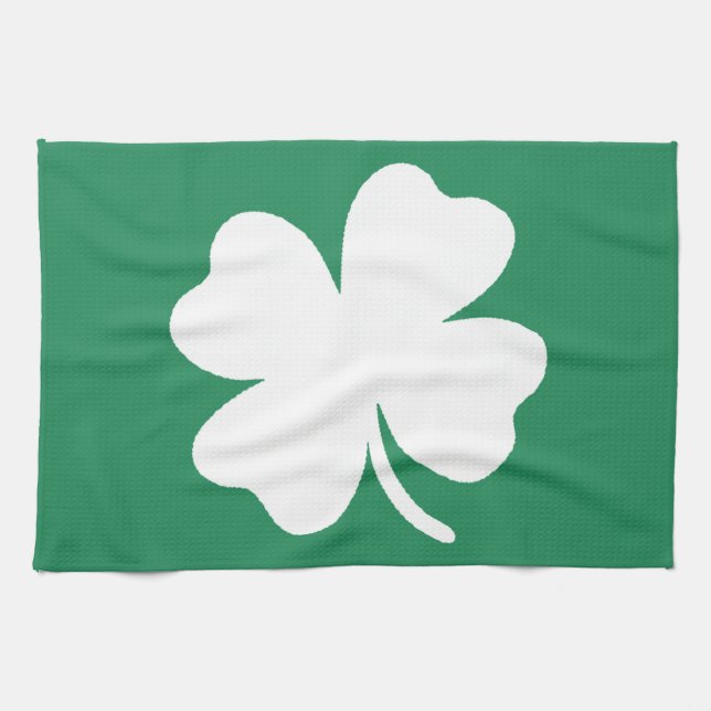 Paño De Cocina Shamrock Saint Patricks Day Irlanda (Horizontal)