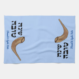 Paño De Cocina Shanah Tovah Shofer Blue personalizado