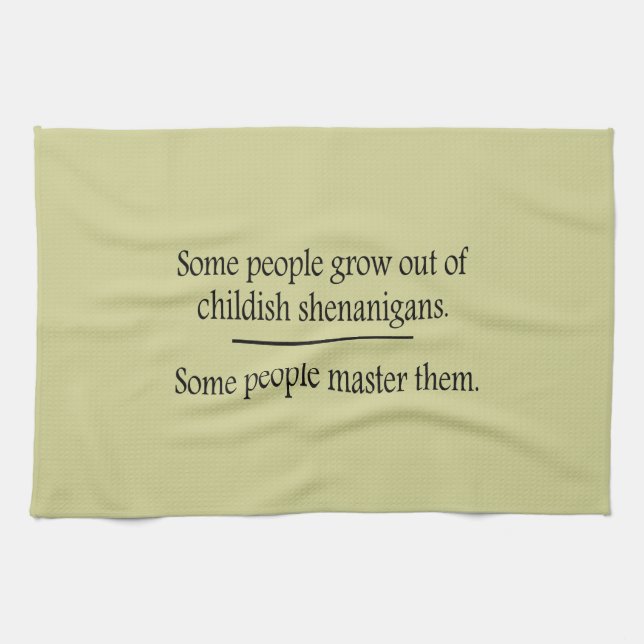 Paño De Cocina Shenanigans infantiles (Horizontal)