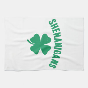 Paño De Cocina Shenanigans Shamrock St. Patrick's Day Retro