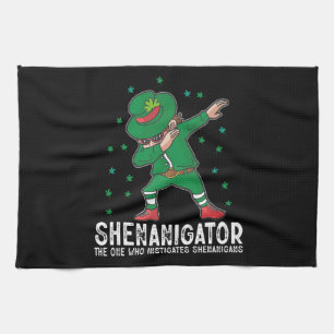 Paño De Cocina Shenanigator Dabbing Día de San Patricio Shenaniga