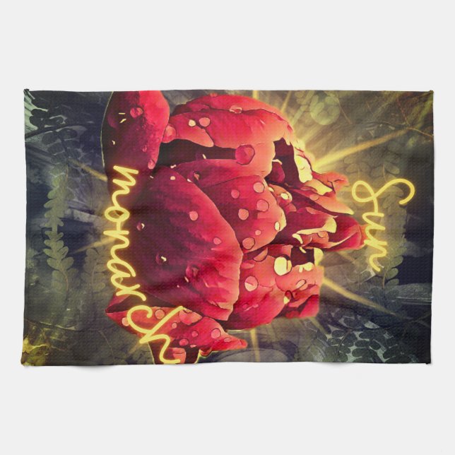 Paño De Cocina Sherpa Blanket Flor (Horizontal)