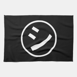 Paño De Cocina ㋛ Shi Kana Katakana Emoji sonriente / Emoticon