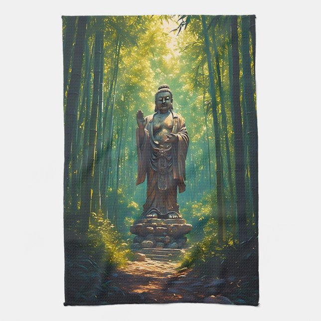 Paño De Cocina Shinrin no Hotoke (Buddha of the Forest) (Vertical)