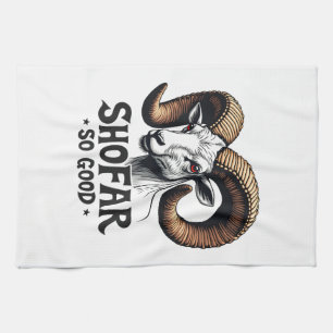 Paño De Cocina Shofar tan buena cabra judía Hanukkah Amantes