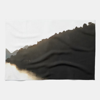 Paño De Cocina Shores Shadows Paisaje Arte