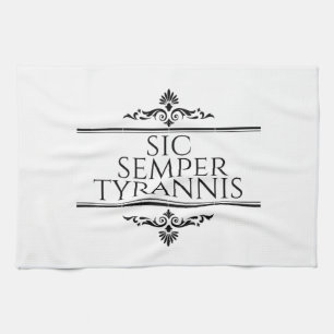 Paño De Cocina Sic Semper Tyrannis