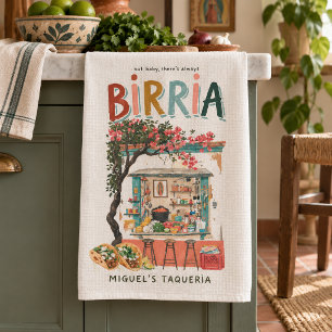 Paño De Cocina Siempre hay Birria Family Taqueria