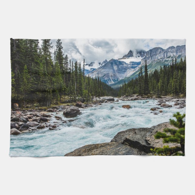 Paño De Cocina Sierra | Parque nacional Banff Alberta, Canadá (Horizontal)