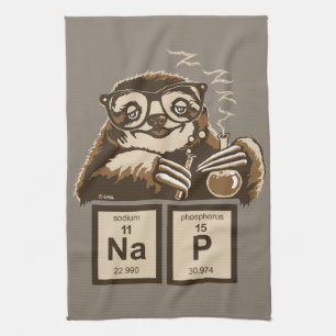 Paño De Cocina Siesta descubierta pereza de la química