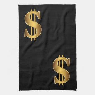 Paño De Cocina Signo de dólar