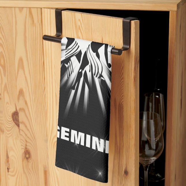 Paño De Cocina Signo de Gemini (Pliegue de tercios)