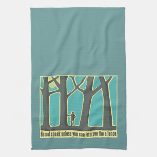 Paño De Cocina Silencio forestal