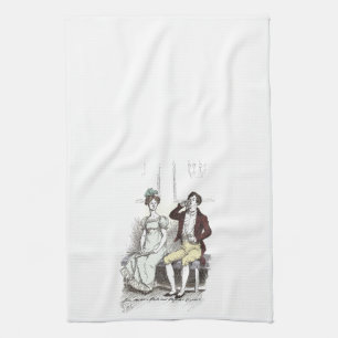 Paño De Cocina Silencio - Jane Austen Orgullo y Prejuicio