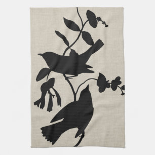 Paño De Cocina Silhouette Audubon IV