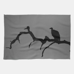 Paño De Cocina Silhouette Vulture