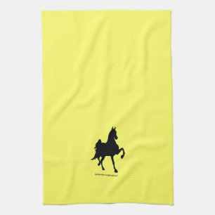 Paño De Cocina Silueta de Saddlebred