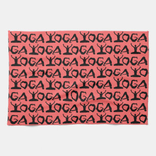 Paño De Cocina Siluetas de yoga