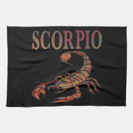 Paño De Cocina Símbolo de escorpio zodiaco
