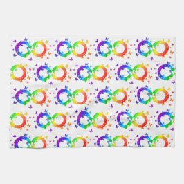 Paño De Cocina Símbolo de infinito de orgullo autista