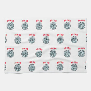Paño De Cocina Símbolo de juego MahJong Tapa de broma