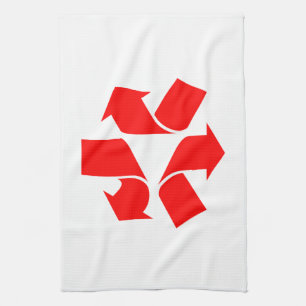Paño De Cocina Símbolo de no reciclar