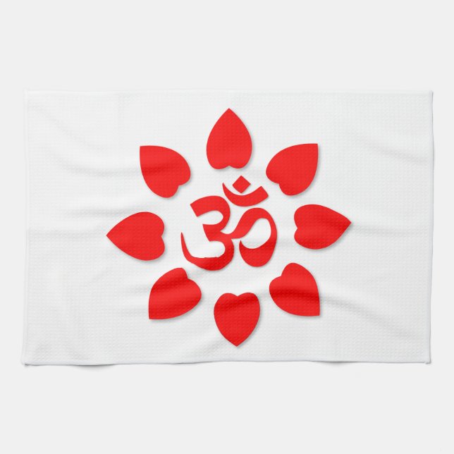 Paño De Cocina Símbolo de Om (Horizontal)