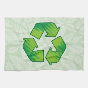 Paño De Cocina Símbolo de reciclaje