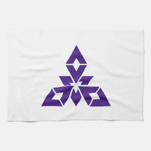 Paño De Cocina Símbolo japonés de la prefectura de Fukuoka