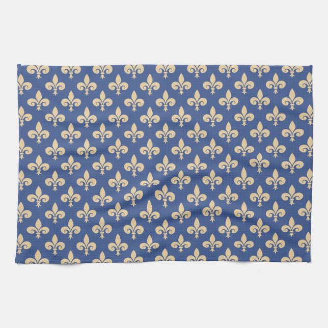 Paño De Cocina Símbolos de Fleur-de-lis (Horizontal)