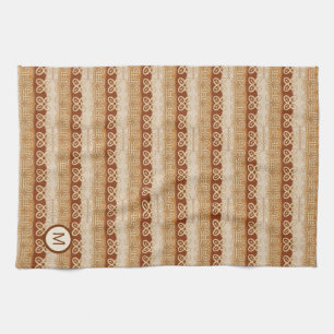 Paño De Cocina Símbolos étnicos de Adinkra del africano