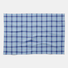 Paño De Cocina Simple estilo rústico azul Chake 