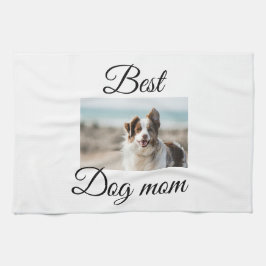 Paño De Cocina Simple y colorido animal añadir nombre foto perro