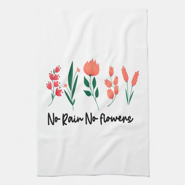 Paño De Cocina Sin lluvia Sin flores Naturaleza de la planta flor (Vertical)