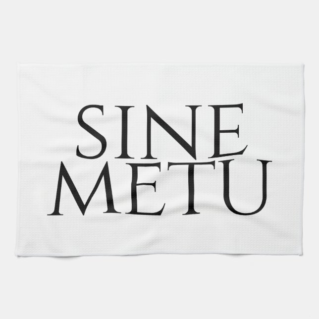 Paño De Cocina Sine Metu - Sin Miedo (Horizontal)