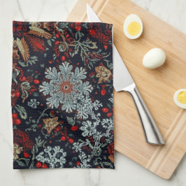 Paño De Cocina Sinfonía de copos de nieve en Navidades