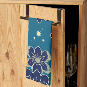 Paño De Cocina Sinfonía floral acuarela - Botánica inoxidable