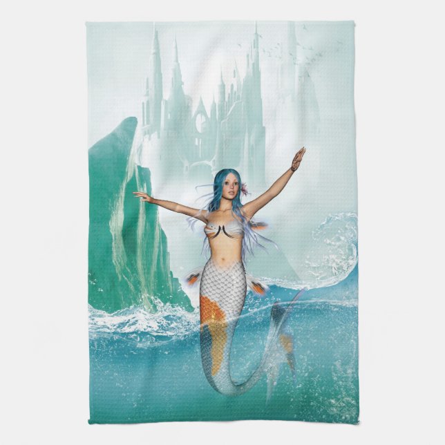 Paño De Cocina Sirena (Vertical)