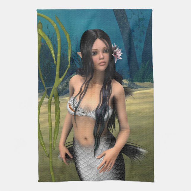 Paño De Cocina Sirena Cuta (Vertical)