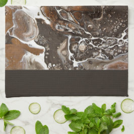 Paño De Cocina "sirena de la moca del café con el azote"