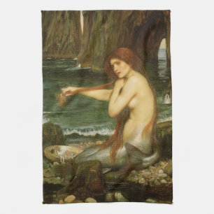 Paño De Cocina Sirena por John William Waterhouse