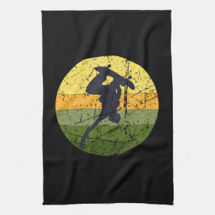 Paño De Cocina Skateboard Vintage