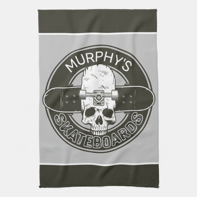 Paño De Cocina Skateboarding Skateboarding Personalizada (Vertical)