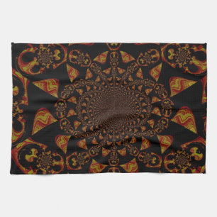 Paño De Cocina Skull Kaleidoscope Arte Imprimir