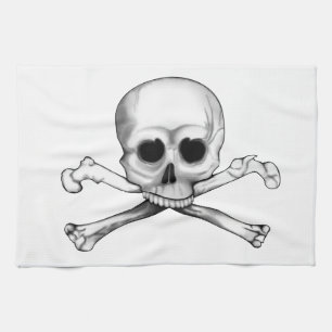 Paño De Cocina Skull y Crossbone