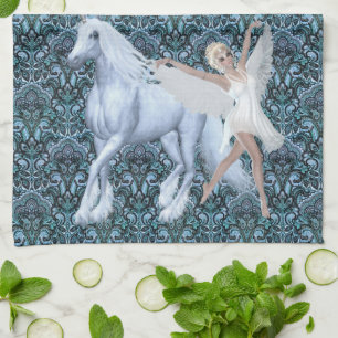 Paño De Cocina Sky Faerie Aspárrs y Unicorn